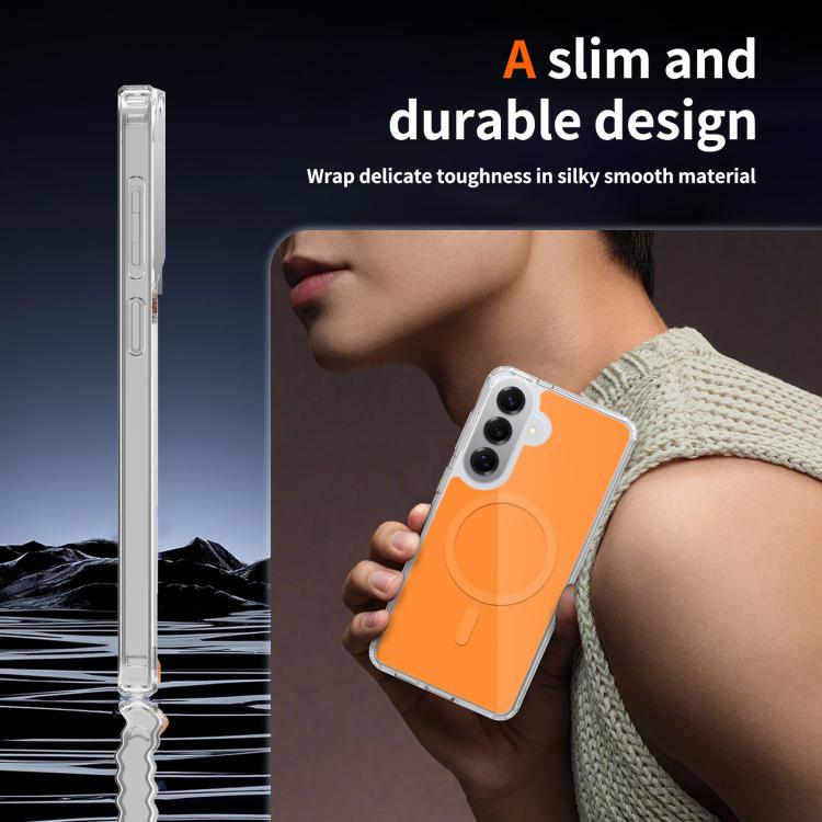For Samsung Galaxy S26+ 5G / S25+ 5G Colorful Hard PC Hybrid Soft TPU Magnetic Phone Case