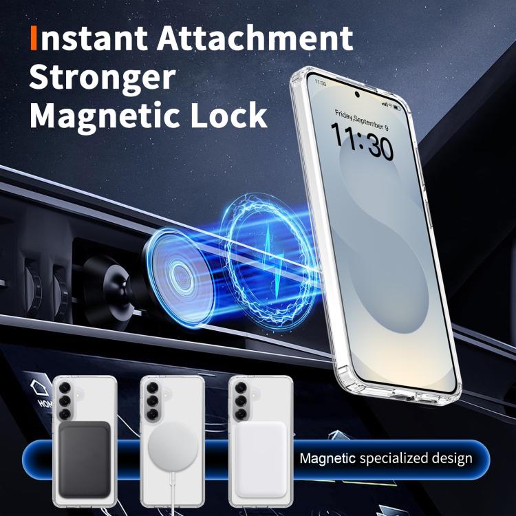 For Samsung Galaxy S26+ 5G / S25+ 5G Colorful Hard PC Hybrid Soft TPU Magnetic Phone Case