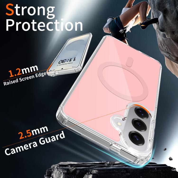 For Samsung Galaxy S26+ 5G / S25+ 5G Colorful Hard PC Hybrid Soft TPU Magnetic Phone Case