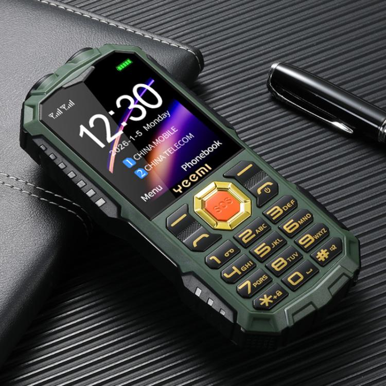 YEEMI Q5 4G Elder Rugged Phone, 16800mAh Battery, 2.4 inch, 21 Keys, Network: 4G, LED Flashlight, Dual SIM