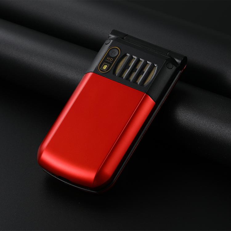 S7 4G Flip Keypad Phone, 2.4 inch + 1.44 inch, 4800mAh Battery, LED Flashlight, SOS, Network: 4G, Dual SIM