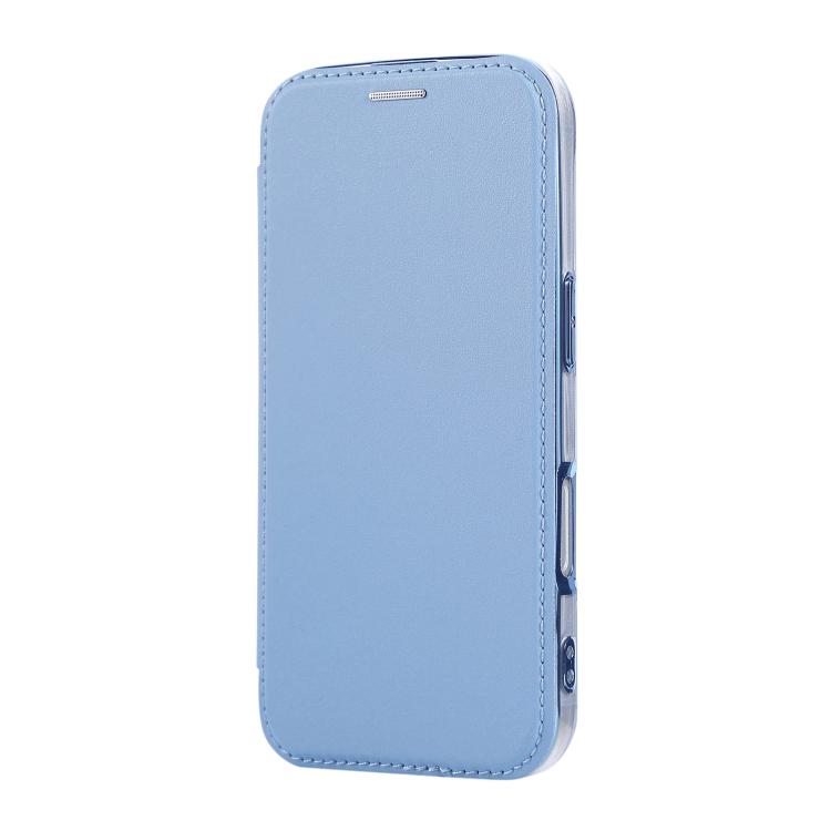For iPhone Air Ultra-thin Rotation Holder Magnetic Plating Vegan Leather Phone Case