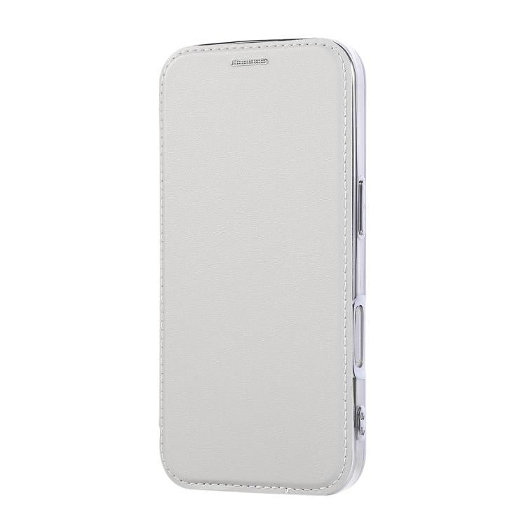 For iPhone Air Ultra-thin Rotation Holder Magnetic Plating Vegan Leather Phone Case