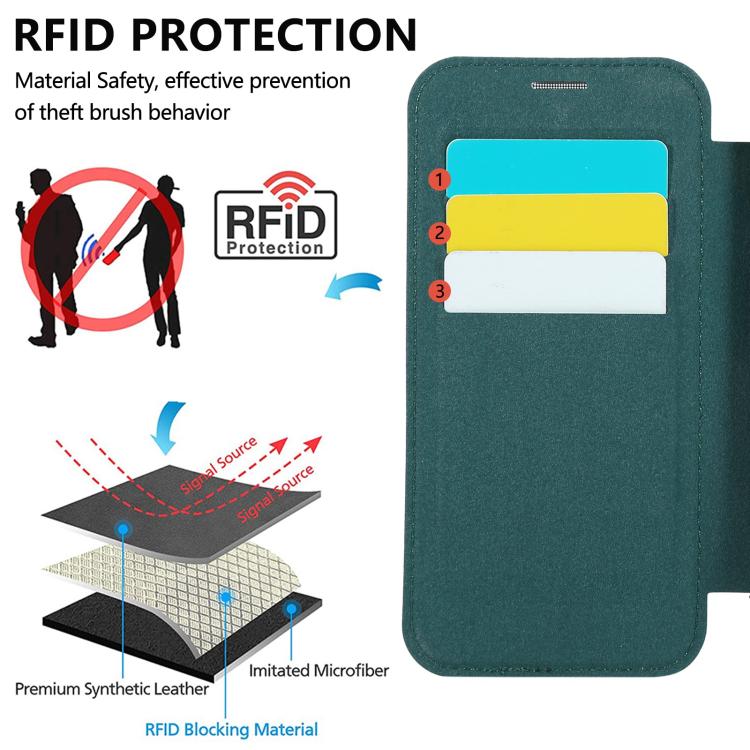 For iPhone 16 Pro Ultra-thin Rotation Holder Magnetic Plating Vegan Leather Phone Case