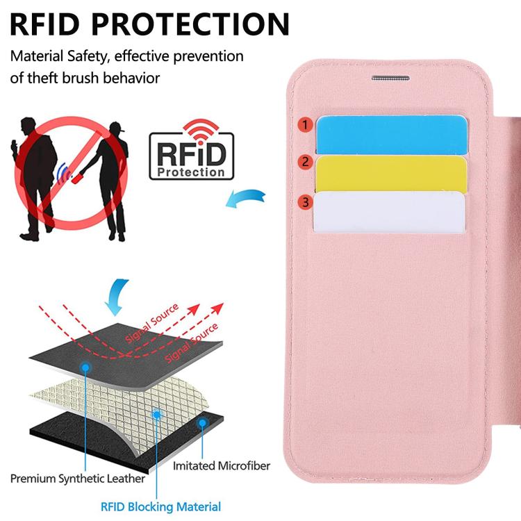 For iPhone 16 Plus Ultra-thin Rotation Holder Magnetic Plating Vegan Leather Phone Case