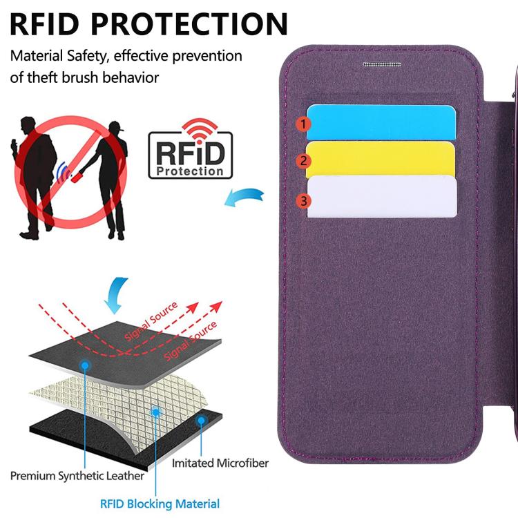 For iPhone 16 Ultra-thin Rotation Holder Magnetic Plating Vegan Leather Phone Case