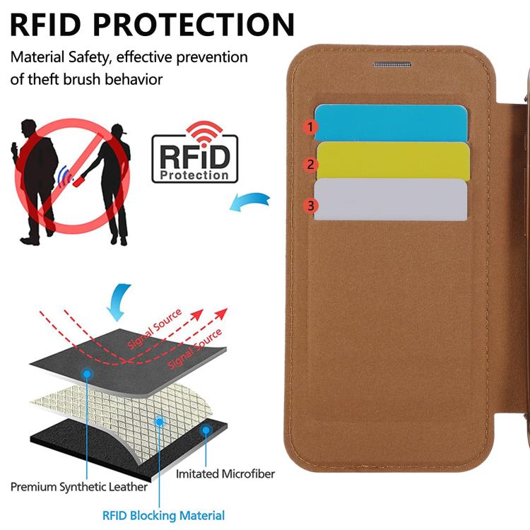 For iPhone 16 Ultra-thin Rotation Holder Magnetic Plating Vegan Leather Phone Case