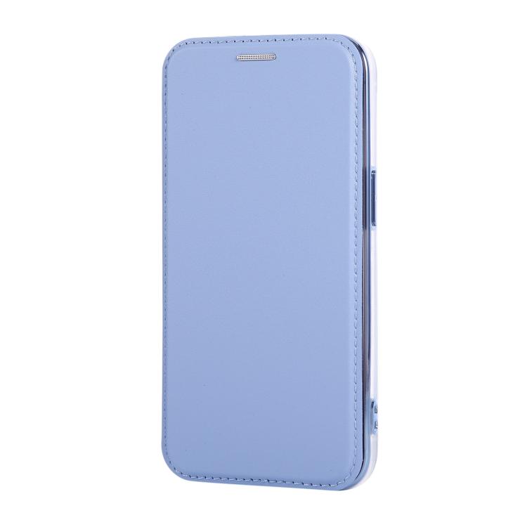 For iPhone 14 Pro Ultra-thin Rotation Holder Magnetic Plating Vegan Leather Phone Case