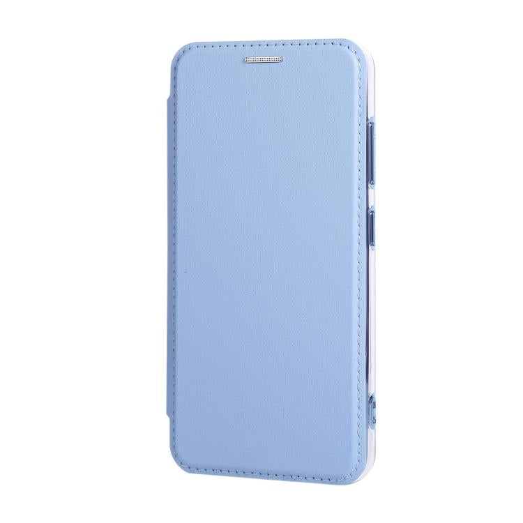 For Samsung Galaxy S23+ 5G Ultra-thin Rotation Holder Magnetic Plating Vegan Leather Phone Case