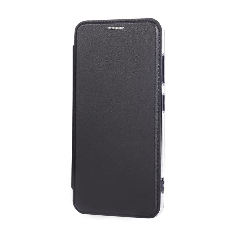 For Samsung Galaxy S23+ 5G Ultra-thin Rotation Holder Magnetic Plating Vegan Leather Phone Case