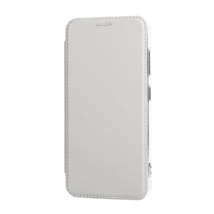 For Samsung Galaxy S23+ 5G Ultra-thin Rotation Holder Magnetic Plating Vegan Leather Phone Case