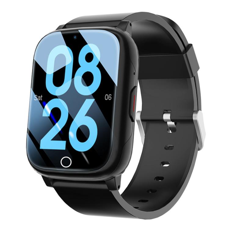 FA83S 1.69-inch 4G Network GPS Tracking Elderly Care Smart Watch Support Heart Rate / Blood Pressure Monitoring, Model:American Version - Black