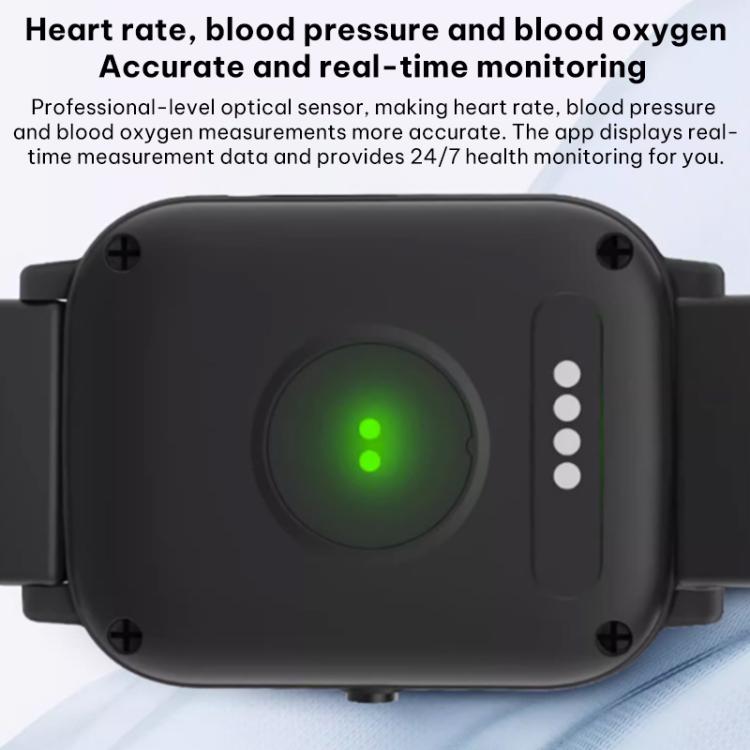 FA83S 1.69-inch 4G Network GPS Tracking Elderly Care Smart Watch Support Heart Rate / Blood Pressure Monitoring, Model:Eurasia-Africa Version - Black
