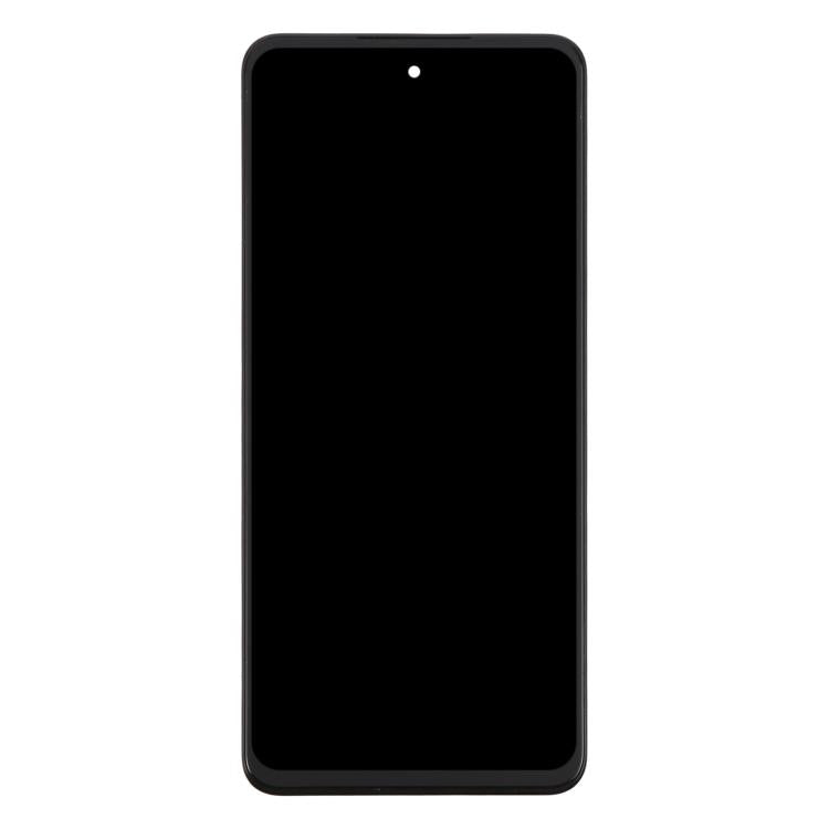 For ZTE Blade A75 5G Z2357N LCD Screen Digitizer Full Assembly with Frame - Black