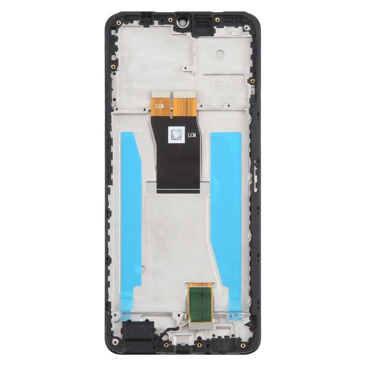 For ZTE Blade A76 5G Z2469N LCD Screen Digitizer Full Assembly with Frame - Black
