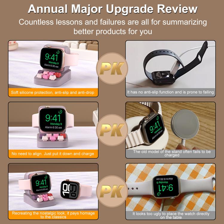 XDcase For Apple Watch Typewriter Design Smart Watch Charging Stand
