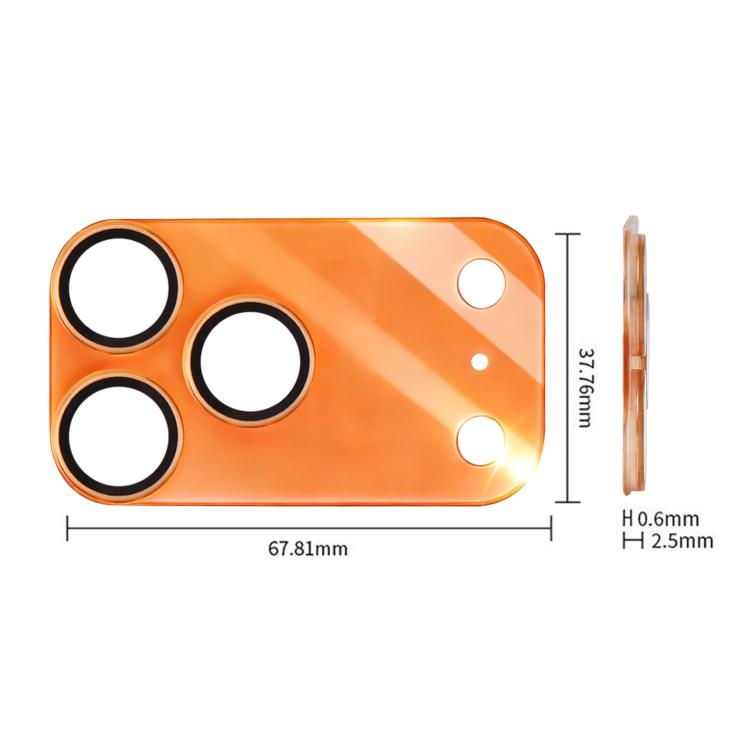For iPhone 17 Pro XDcase 2pcs Integrated Translucent Frosted Acrylic Camera Lens Protector