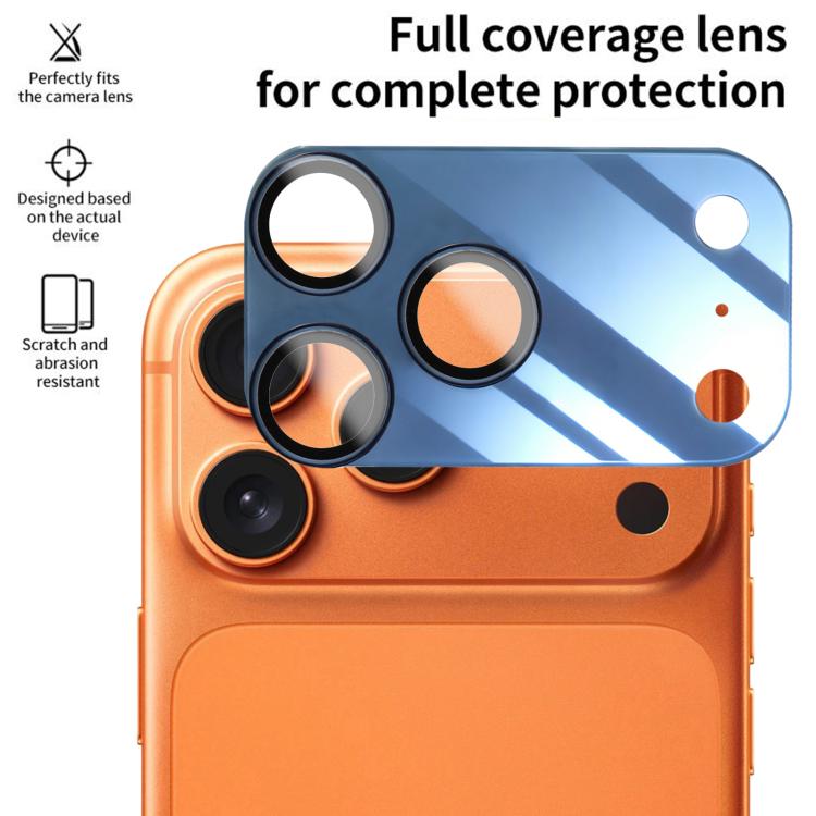 For iPhone 17 Pro XDcase 2pcs Integrated Translucent Frosted Acrylic Camera Lens Protector