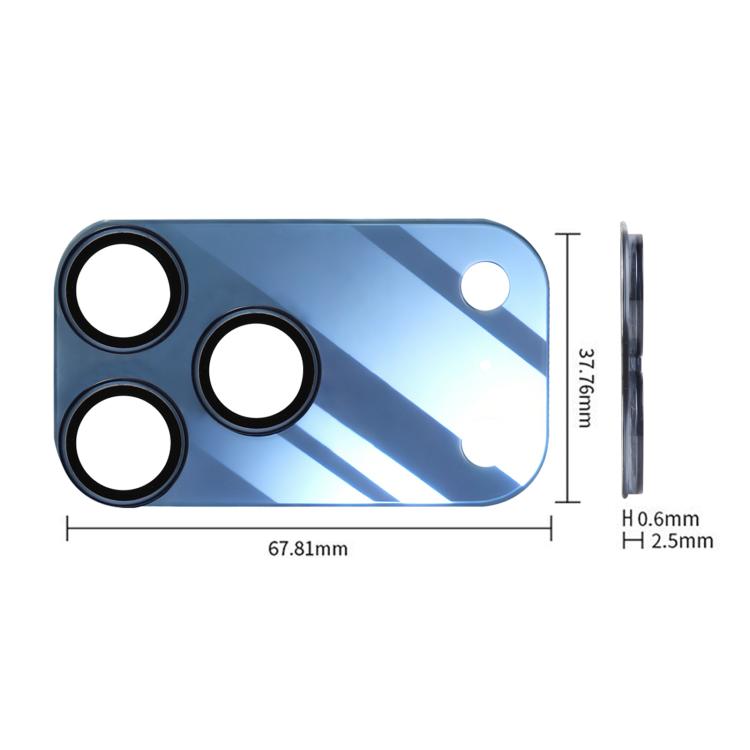 For iPhone 17 Pro XDcase 2pcs Integrated Translucent Frosted Acrylic Camera Lens Protector