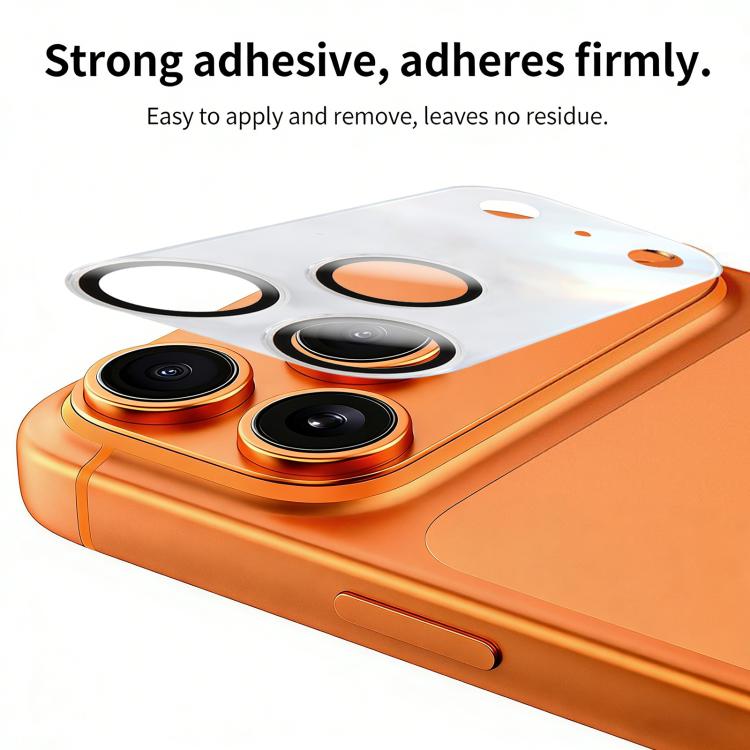For iPhone 17 Pro XDcase 2pcs Integrated Translucent Frosted Acrylic Camera Lens Protector