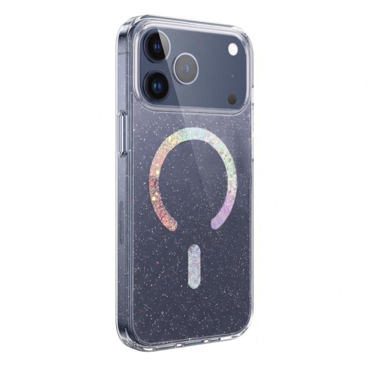 For iPhone 17 Pro Glitter Magnetic TPU Phone Case