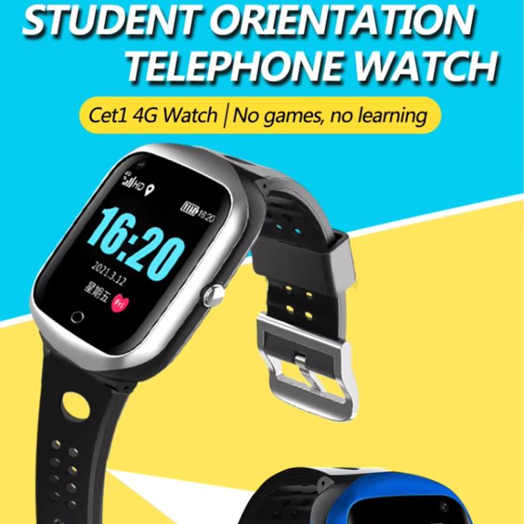 FA66 1.3-inch Screen 4G Network GPS Tracking Student Smart Watch, Model:American Version
