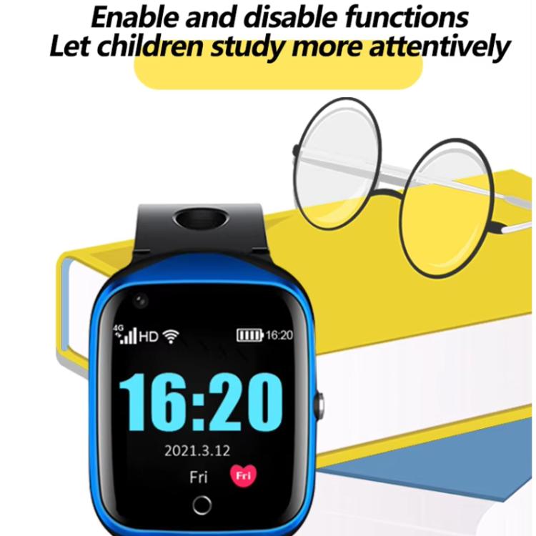 FA66 1.3-inch Screen 4G Network GPS Tracking Student Smart Watch, Model:American Version