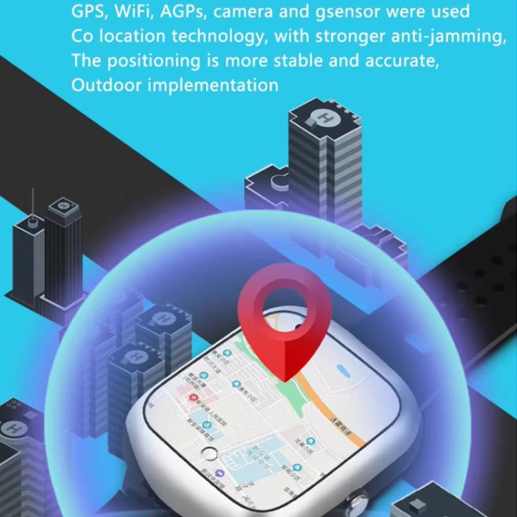 FA66 1.3-inch Screen 4G Network GPS Tracking Student Smart Watch, Model:American Version