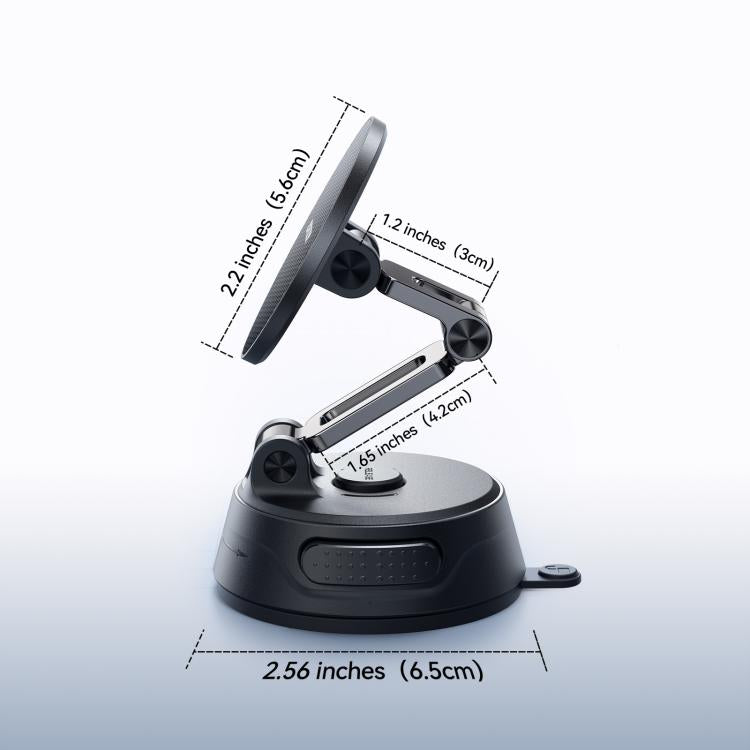 JOYROOM JR-ZS510 Foldable Magnetic Car Phone Holder - Black