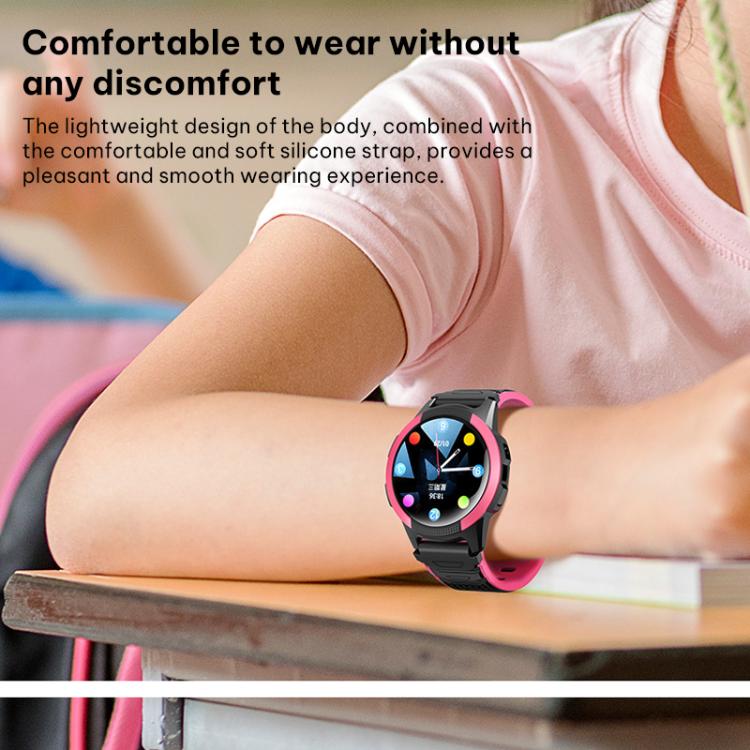 FA56 1.28-inch Screen 4G Network GPS Tracking Kids Smart Watch, Model:American Version
