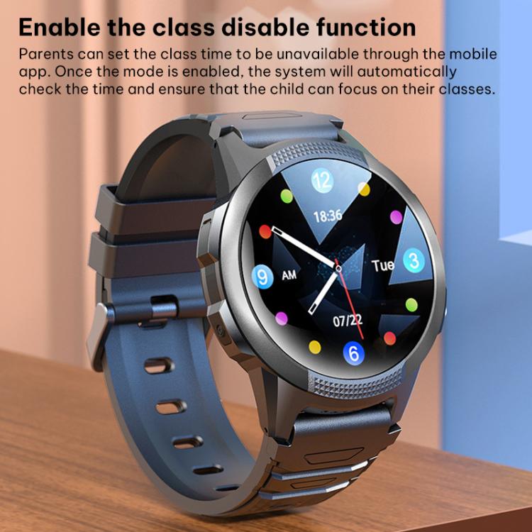 FA56 1.28-inch Screen 4G Network GPS Tracking Kids Smart Watch, Model:American Version