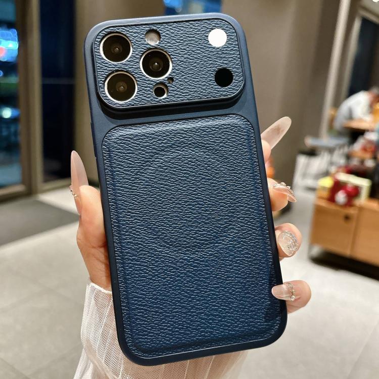 For iPhone 13 Pro Max Transforms Into 17 Large Window Litchi Texture Magnetic Phone Case