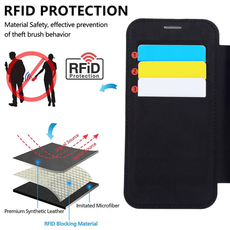For iPhone 16 Pro Max Ultra-thin Magnetic Plating Vegan Leather Phone Case