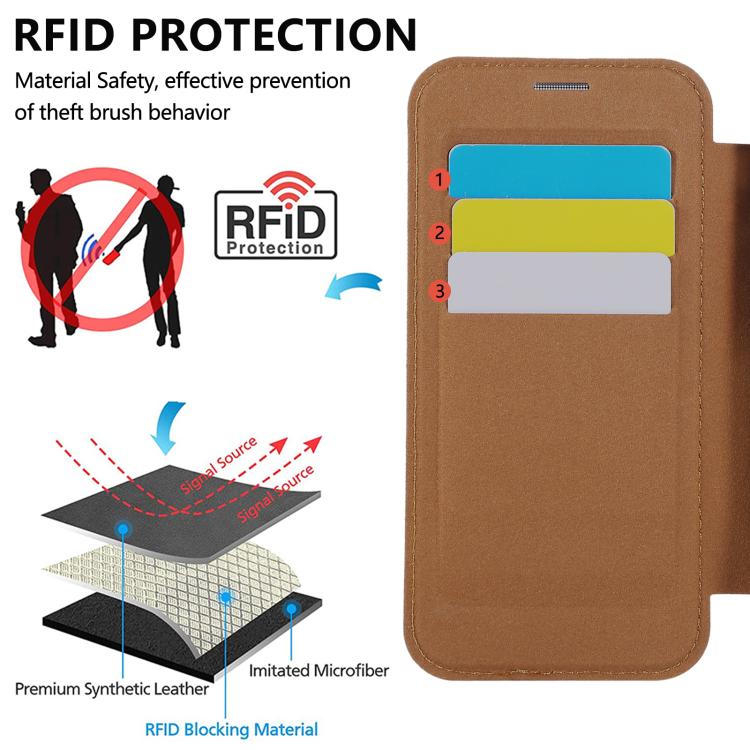 For iPhone 16 Pro Max Ultra-thin Magnetic Plating Vegan Leather Phone Case