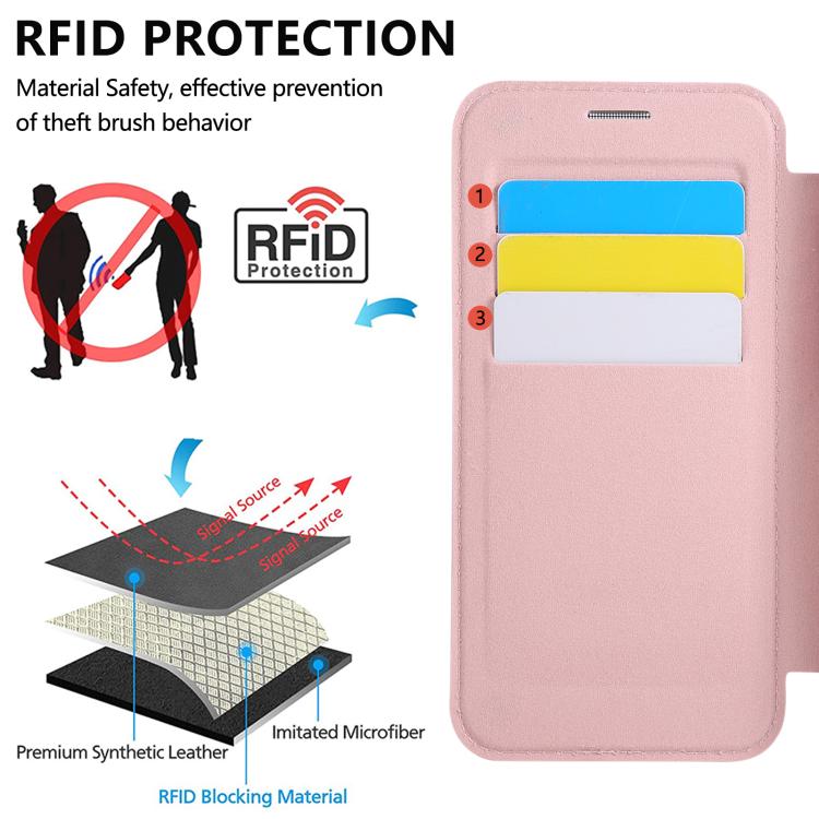 For iPhone 12 Pro Max Ultra-thin Magnetic Plating Vegan Leather Phone Case