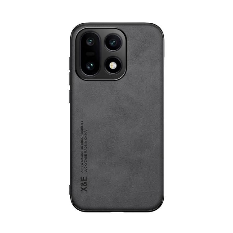 For OnePlus 15 Skin Feel Magnetic Leather Back Phone Case