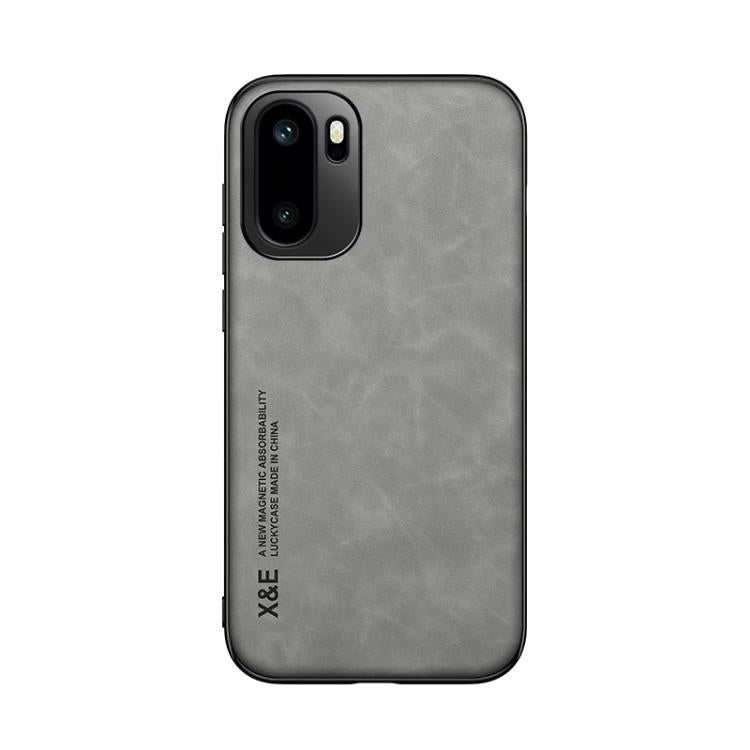 For OnePlus Ace 6 / Ace 6T / 15R Skin Feel Magnetic Leather Back Phone Case