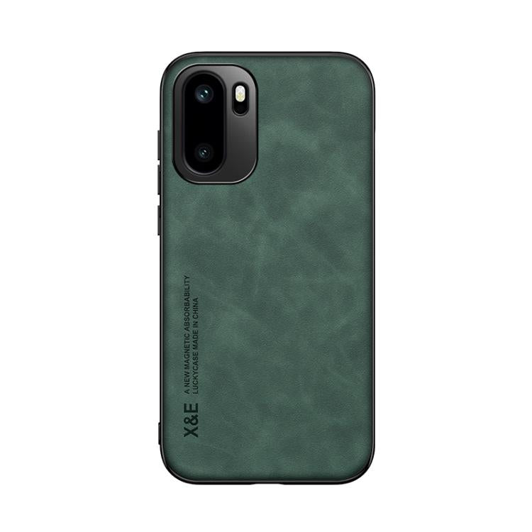 For OnePlus Ace 6 / Ace 6T / 15R Skin Feel Magnetic Leather Back Phone Case