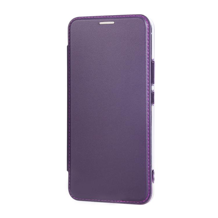 For Samsung Galaxy S25+ / S24+ 5G Ultra-thin Magnetic Plating Vegan Leather Phone Case