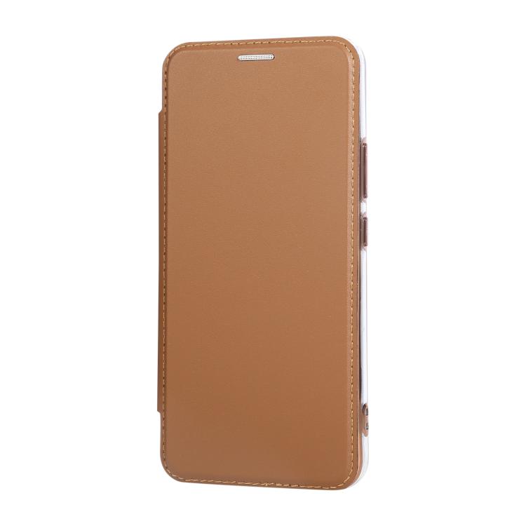 For Samsung Galaxy S25+ / S24+ 5G Ultra-thin Magnetic Plating Vegan Leather Phone Case