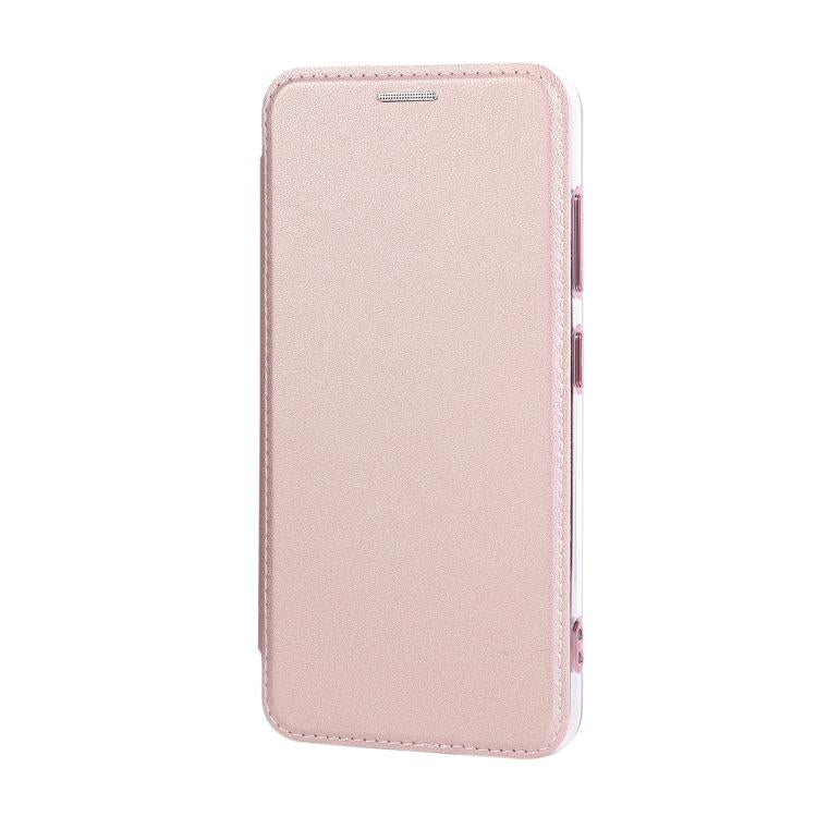 For Samsung Galaxy S23+ 5G Ultra-thin Magnetic Plating Vegan Leather Phone Case