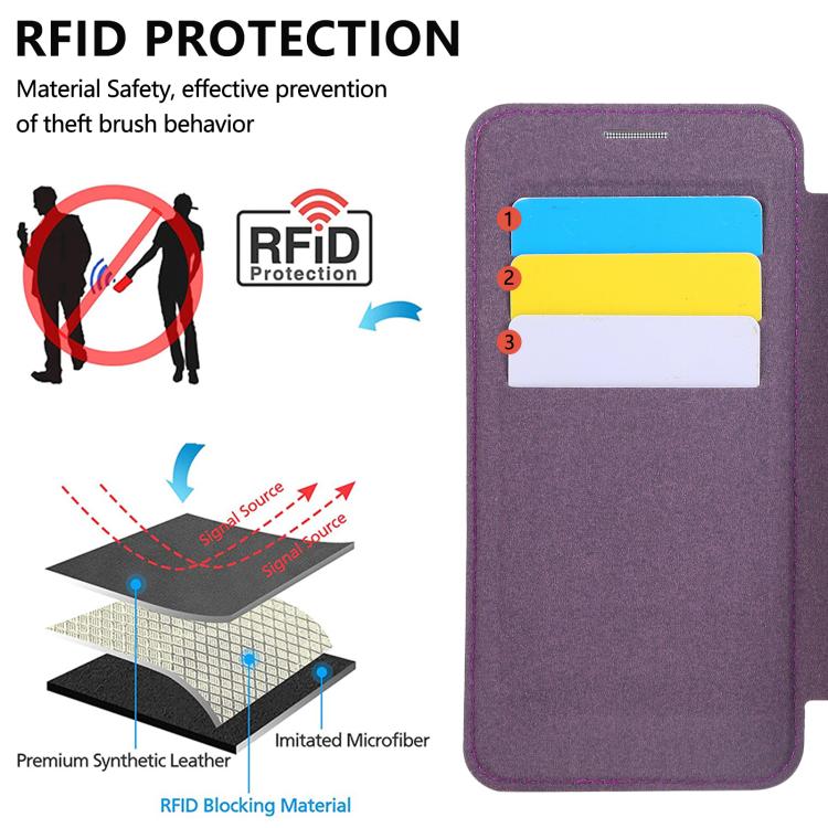 For Samsung Galaxy S23+ 5G Ultra-thin Magnetic Plating Vegan Leather Phone Case