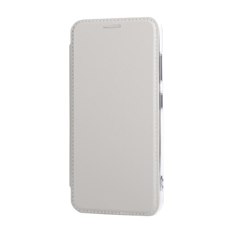 For Samsung Galaxy S23+ 5G Ultra-thin Magnetic Plating Vegan Leather Phone Case