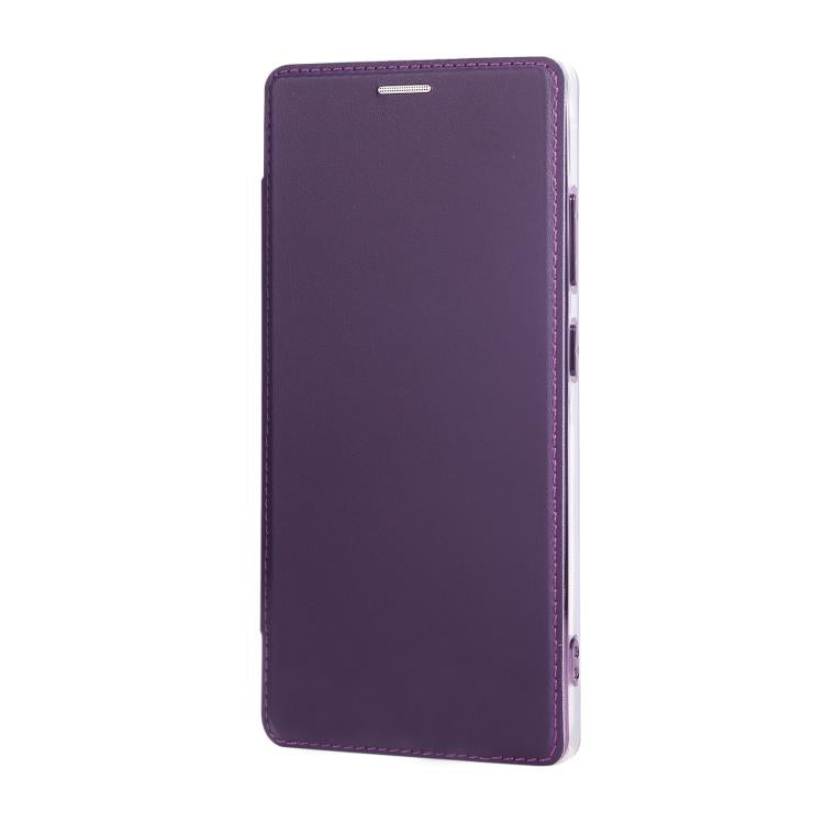 For Samsung Galaxy S22 Ultra 5G Ultra-thin Magnetic Plating Vegan Leather Phone Case