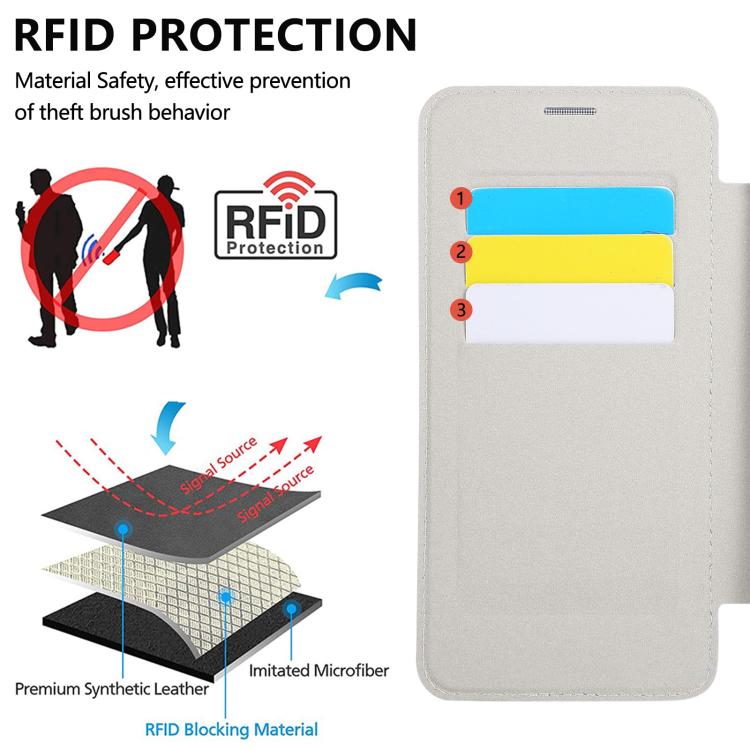 For Samsung Galaxy S22+ 5G Ultra-thin Magnetic Plating Vegan Leather Phone Case