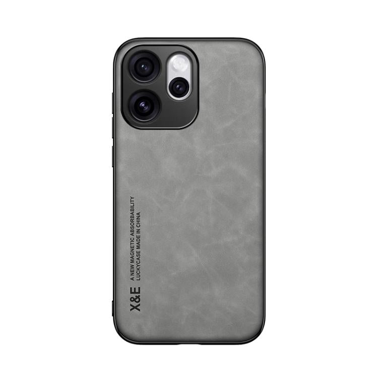 For OPPO Reno15 F 5G Skin Feel Magnetic Leather Back Phone Case