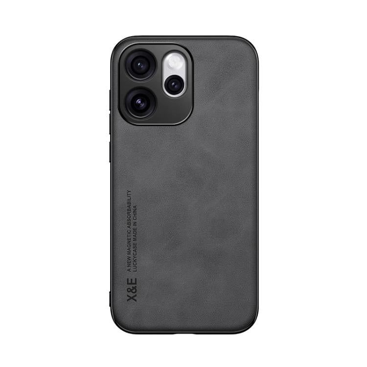 For OPPO Reno15 F 5G Skin Feel Magnetic Leather Back Phone Case