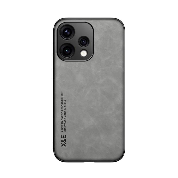 For OPPO Reno 15c 5G Skin Feel Magnetic Leather Back Phone Case