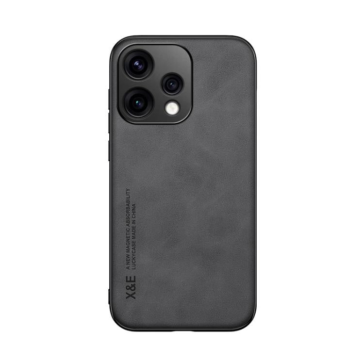 For OPPO Reno 15c 5G Skin Feel Magnetic Leather Back Phone Case