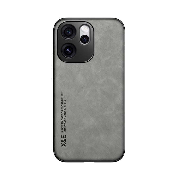 For OPPO Reno15 5G Global Skin Feel Magnetic Leather Back Phone Case